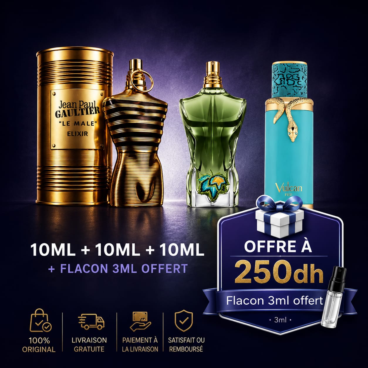 Pack + Flacon
